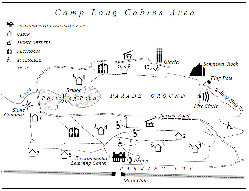Camp Long map
