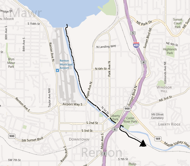 cedar river trail map