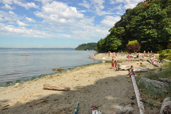 Dash Point State Park beach 