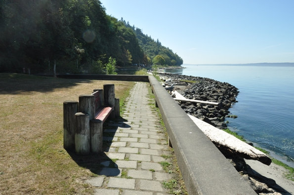 Seawall at Seahurst Park