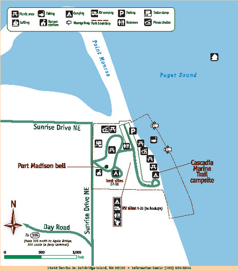 Fay Bainbridge Park Map