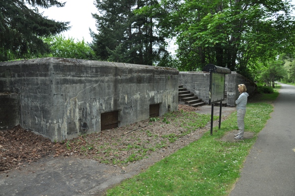 Gun emplacements 