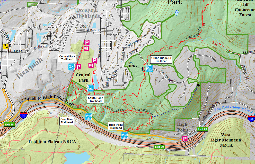 Grand Ridge map