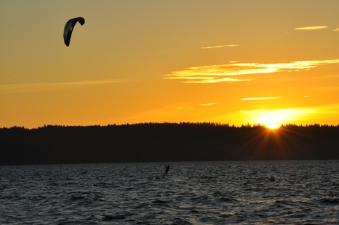 Kite boarder 