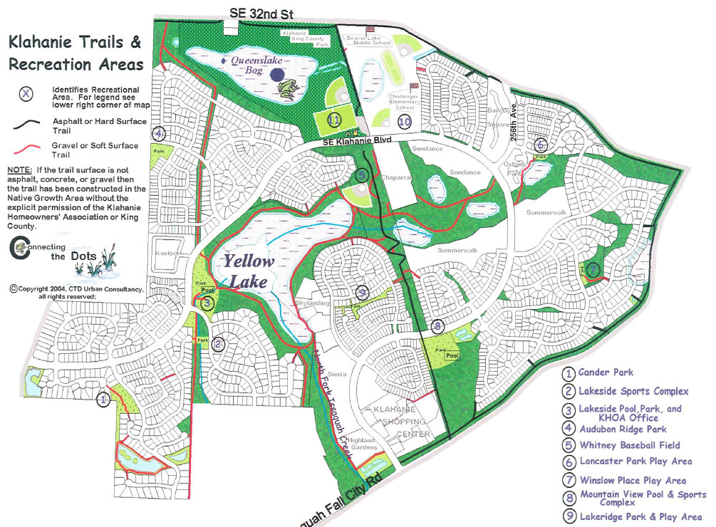 Klahanie development map