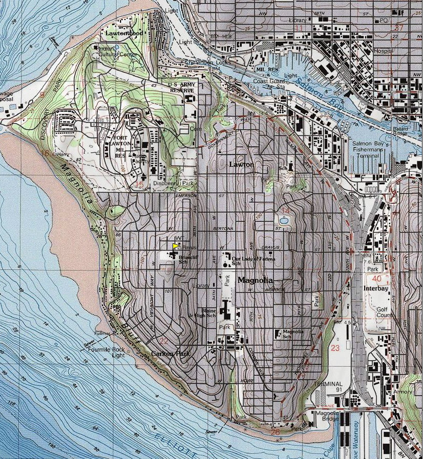 Magnolia topo map