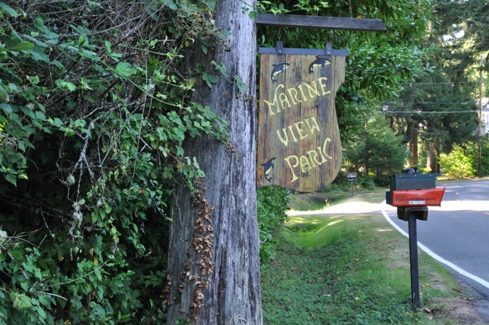 Marine View Park sign