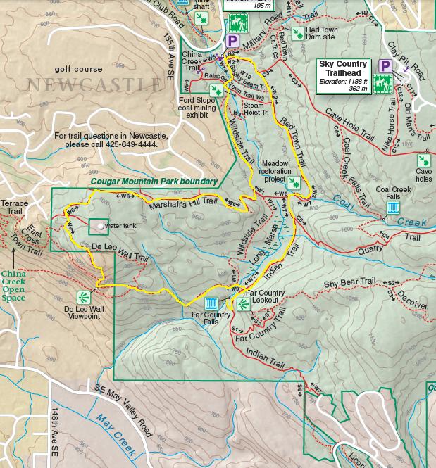 Marshalls Hill Map