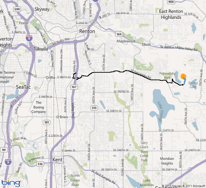 McGarvey Park access map