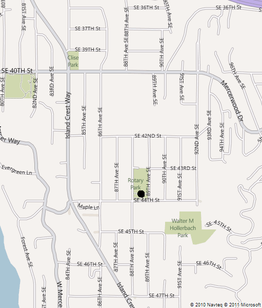 Mercer Island Map