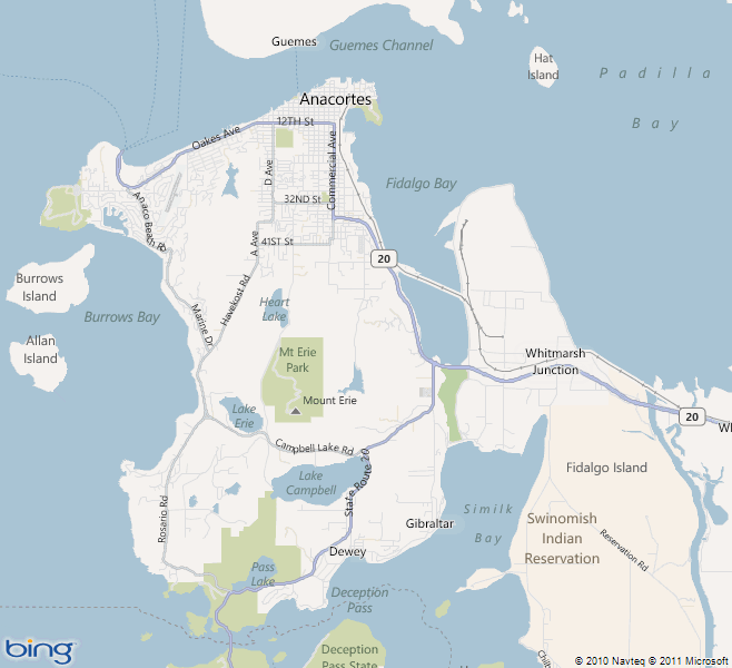 mount erie anacortes map