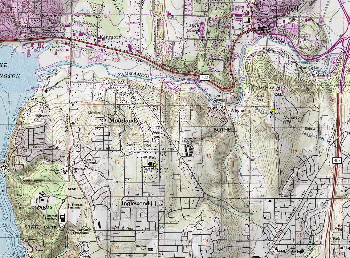 Norway Hill Map