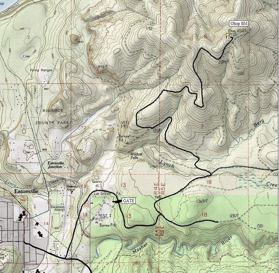 ohop lookout map