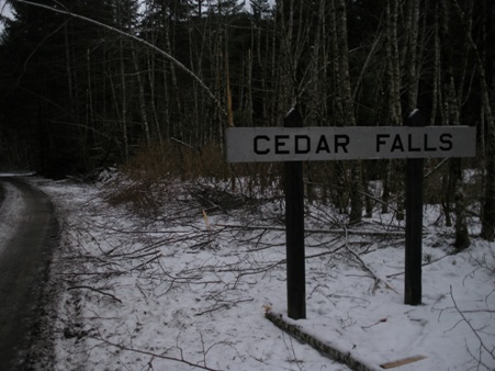 cedar falls sign