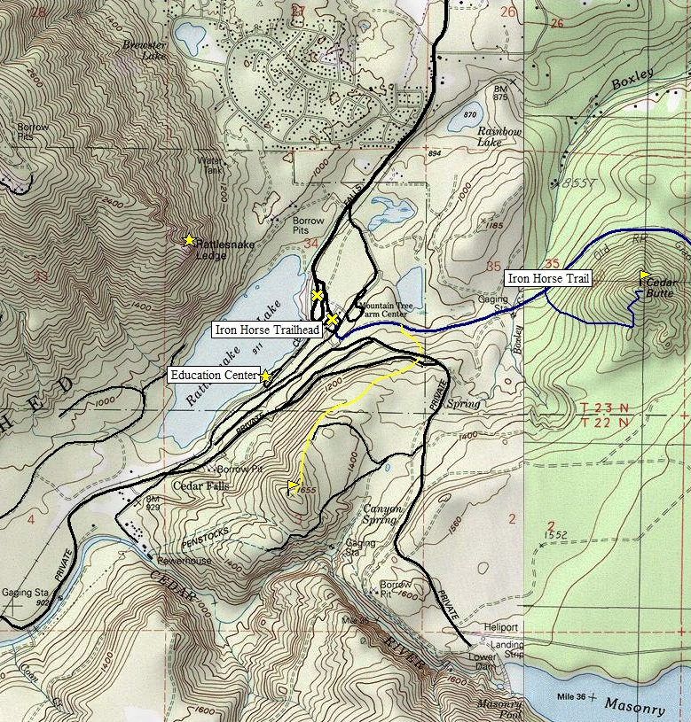 cedar river watershed map