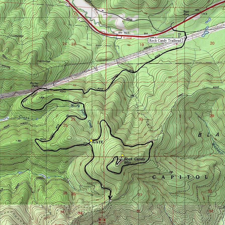 black hills topo map