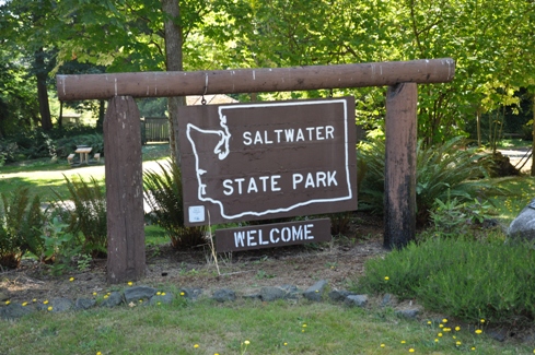 Saltwater State Park sign