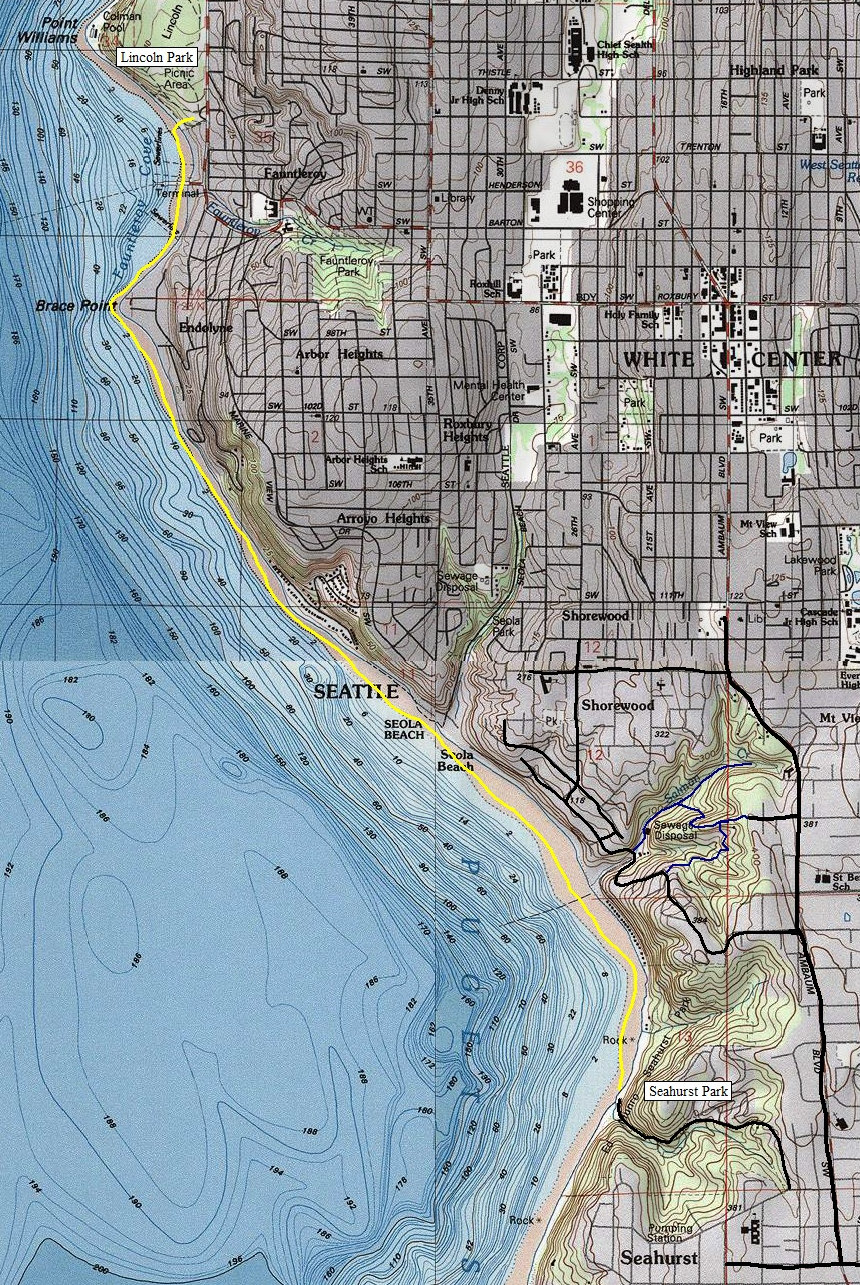 seola beach map