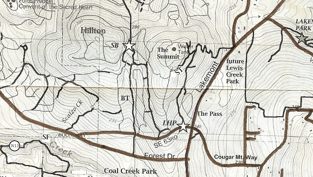 bellevue trails map