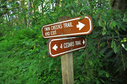 signs in tolmie state park
