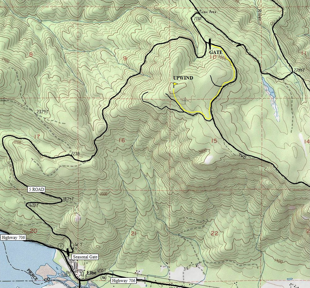 elbe hills map