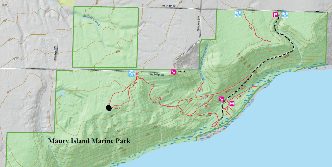 maury island marine park map