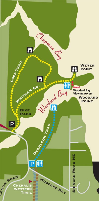 woodard bay map