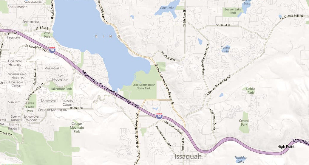 sammamish map