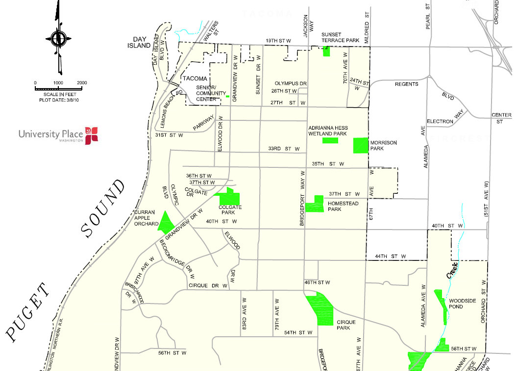 University Place Map