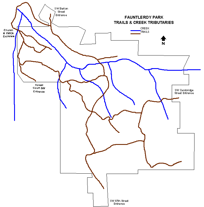 Fauntleroy Park Trail Map