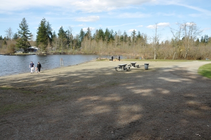 five mile lake beach