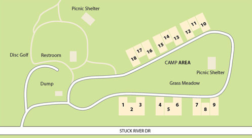 Game Farm Wilderness Park map