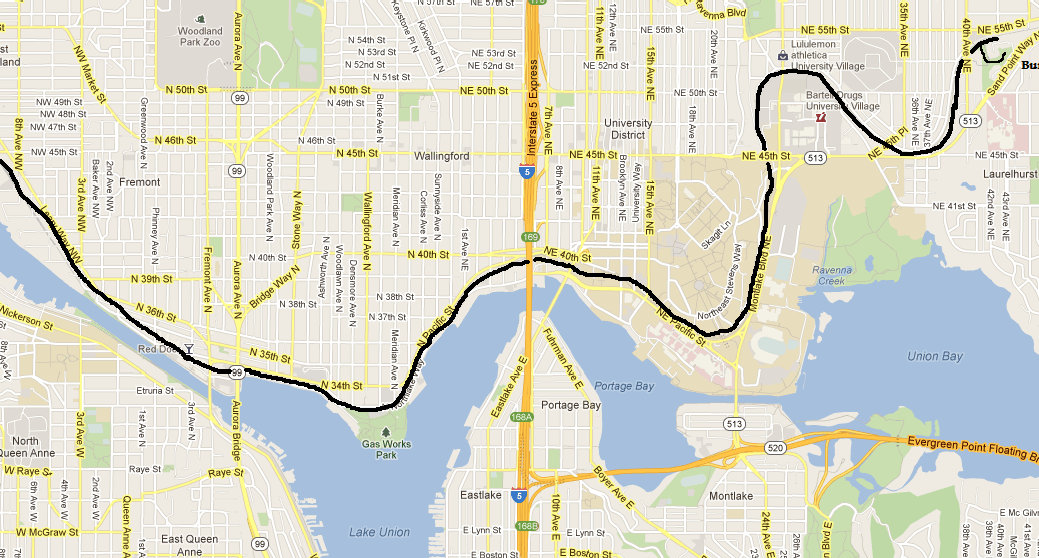 gas works park map