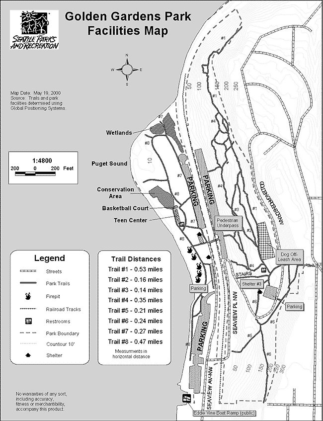 Golden Gardens Map