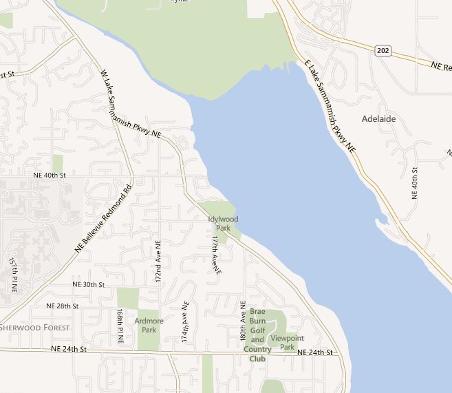 idylwood park map