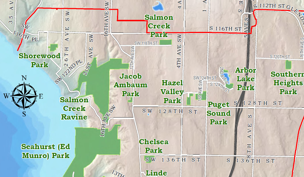 jacob ambaum park map