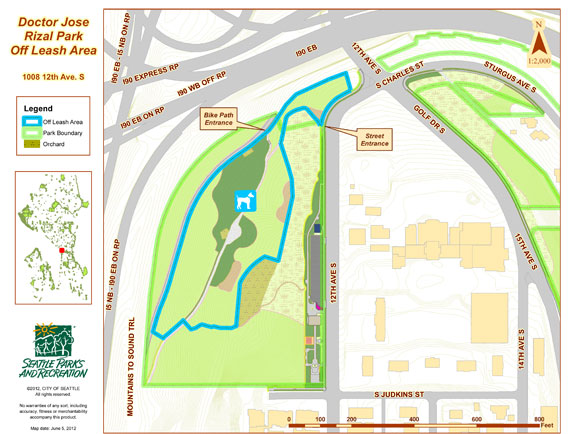 rizal park map