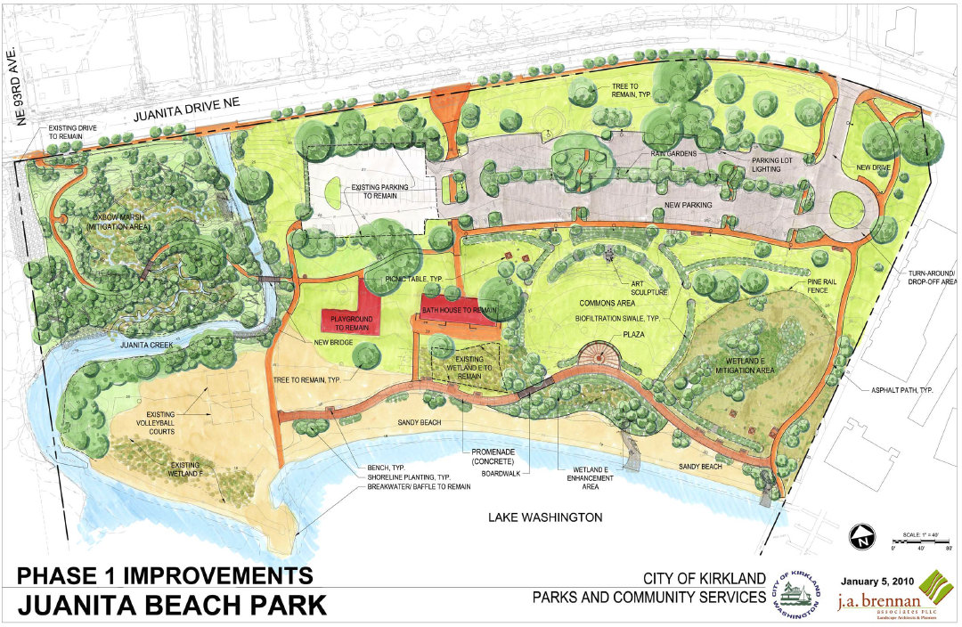 juanita beach park map