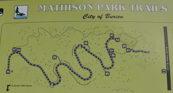 Mathison Park trail map