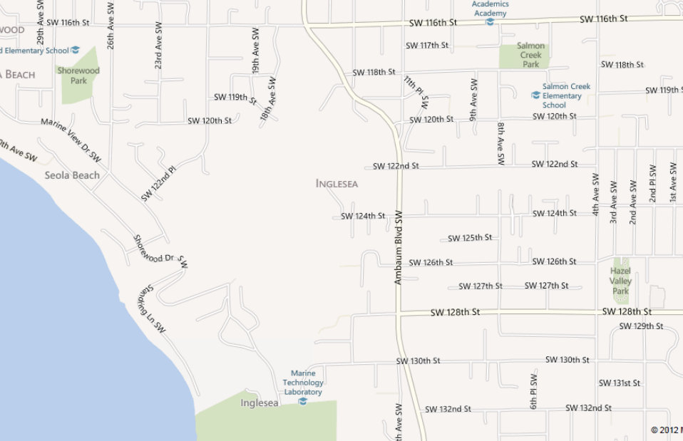 salmon creek ravine access map