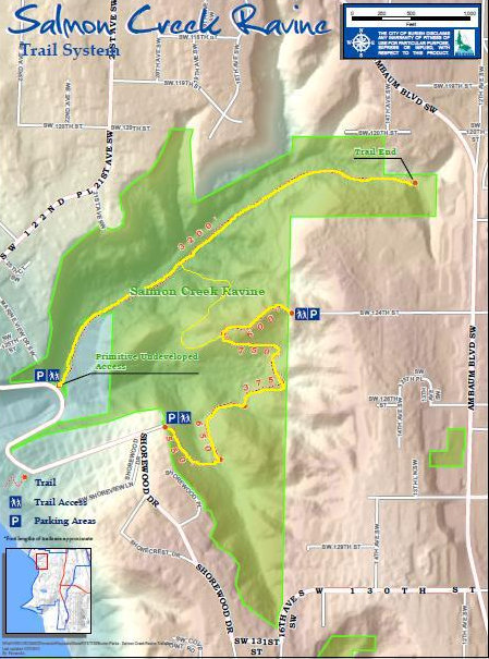 salmon creek ravine map