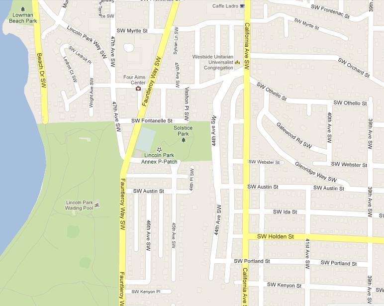 Solstice Park map
