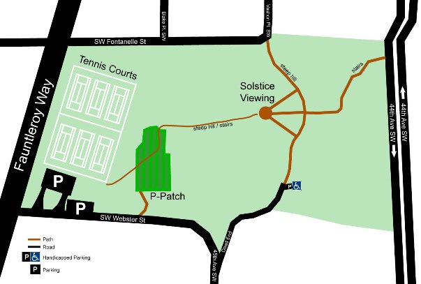 Solstice Park map