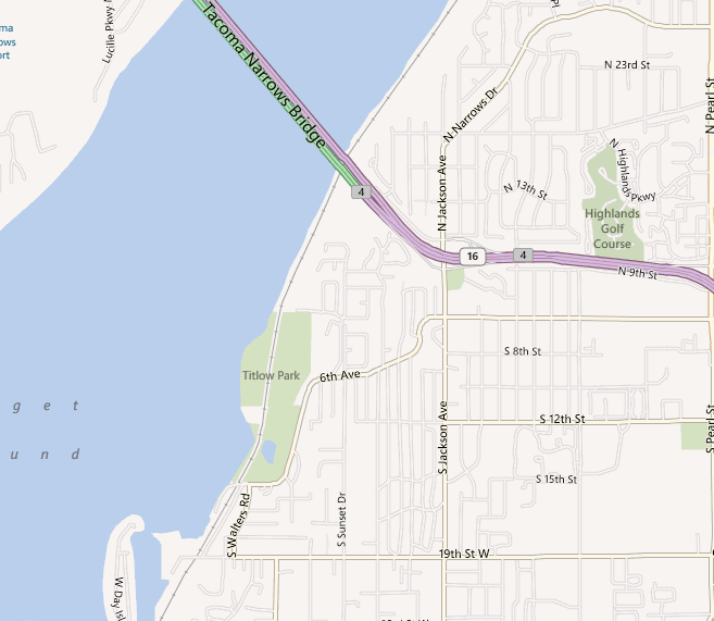 Titlow Park map