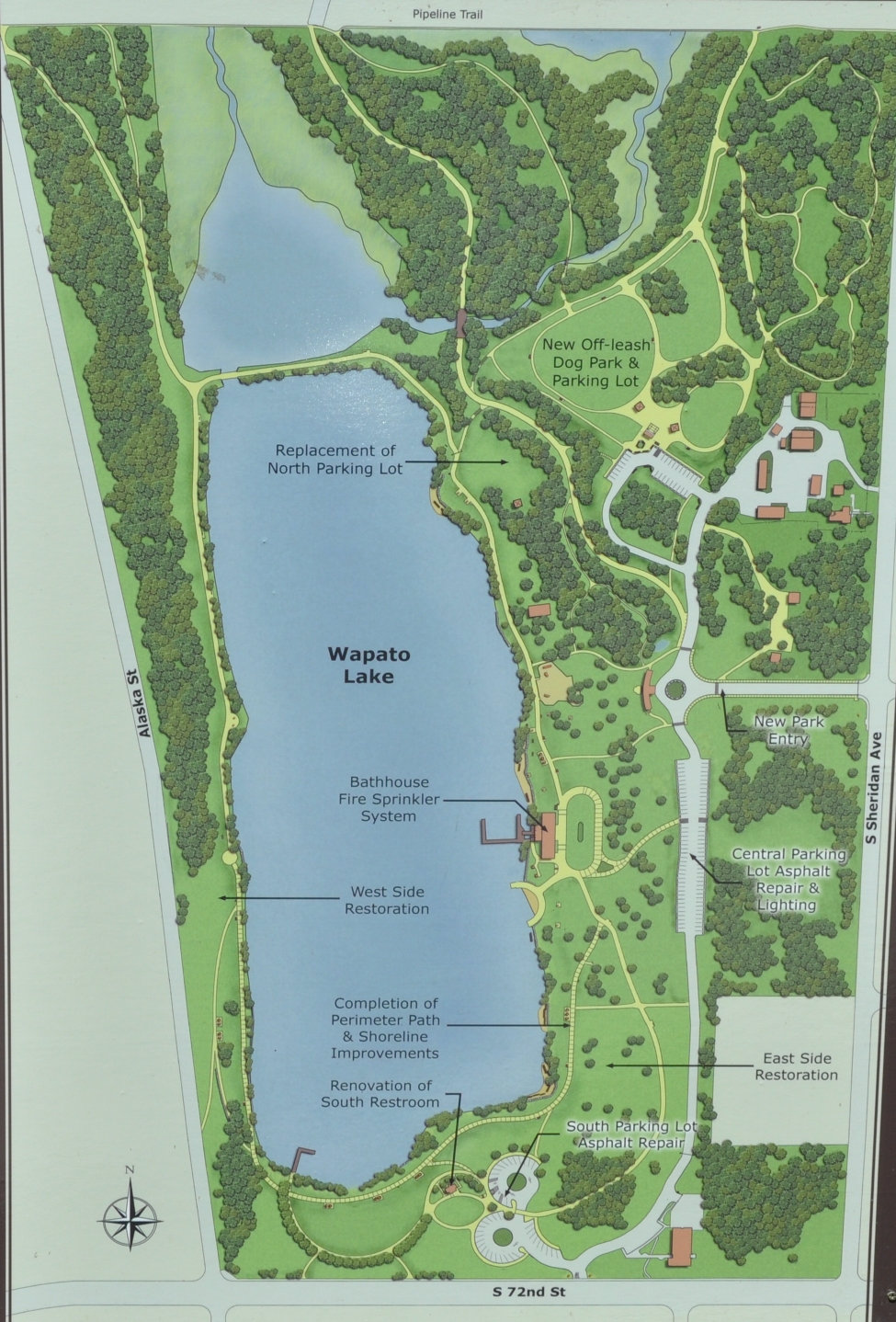 wapato lake park map