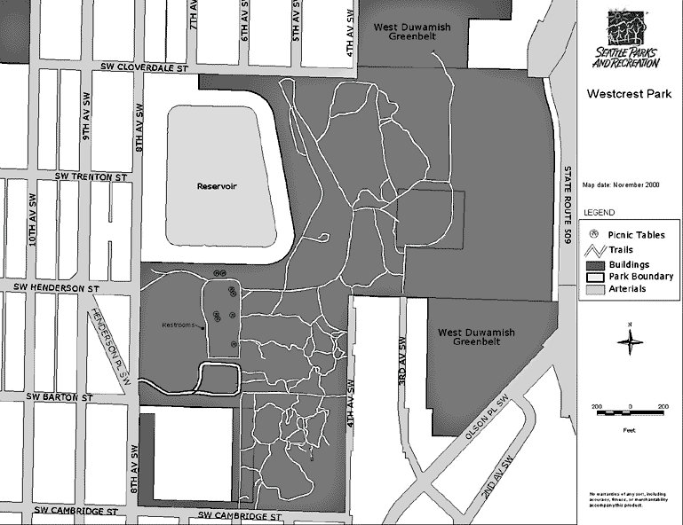 westcrest park map