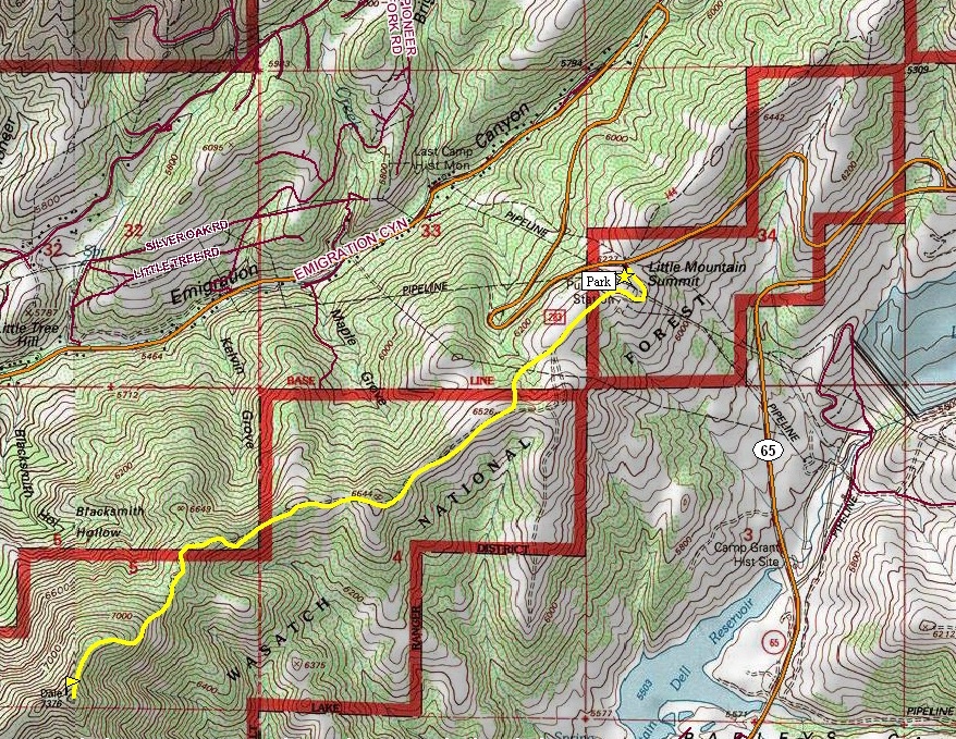 Dale Benchmark Map