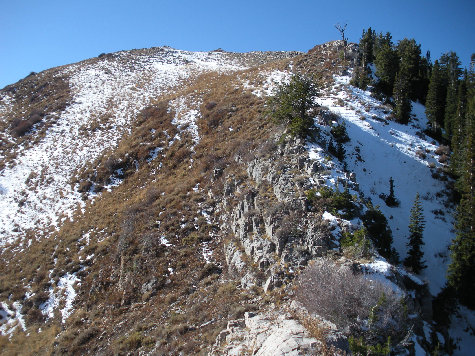 Grandview Peak north ridge