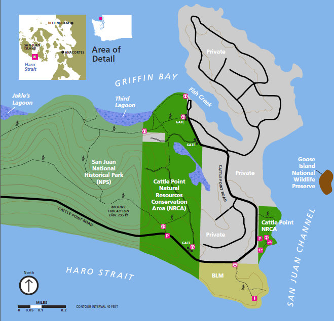 Cattle Point map