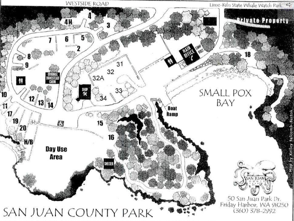 san juan county park map